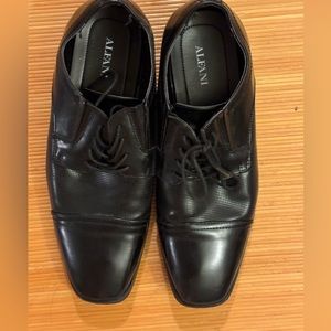 Alfani Mens Black Dress Shoes Size 10.5 Wide
